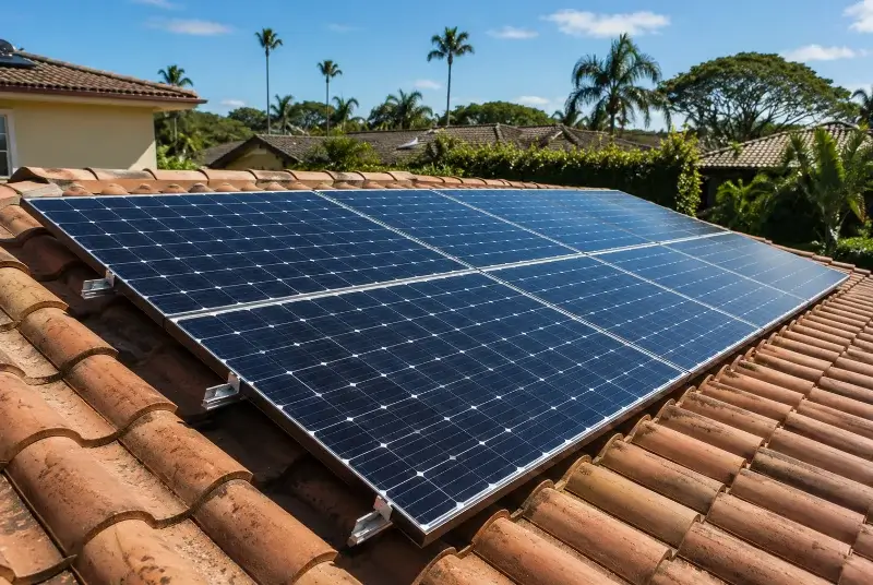 Installation de panneaux solaires à Montjoyer